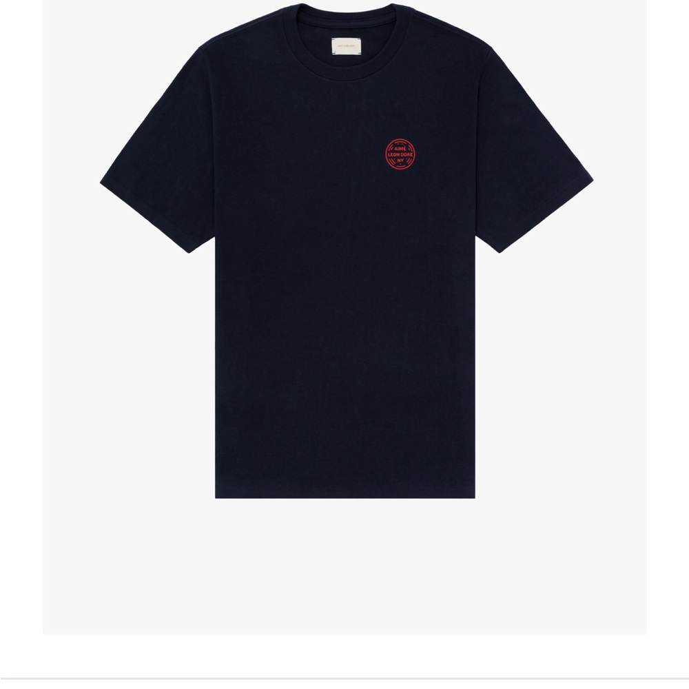 Aimè Leon Dore Apple Energy Tee Navy